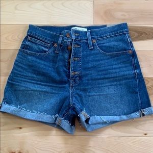 Madewell High Rise Shorts